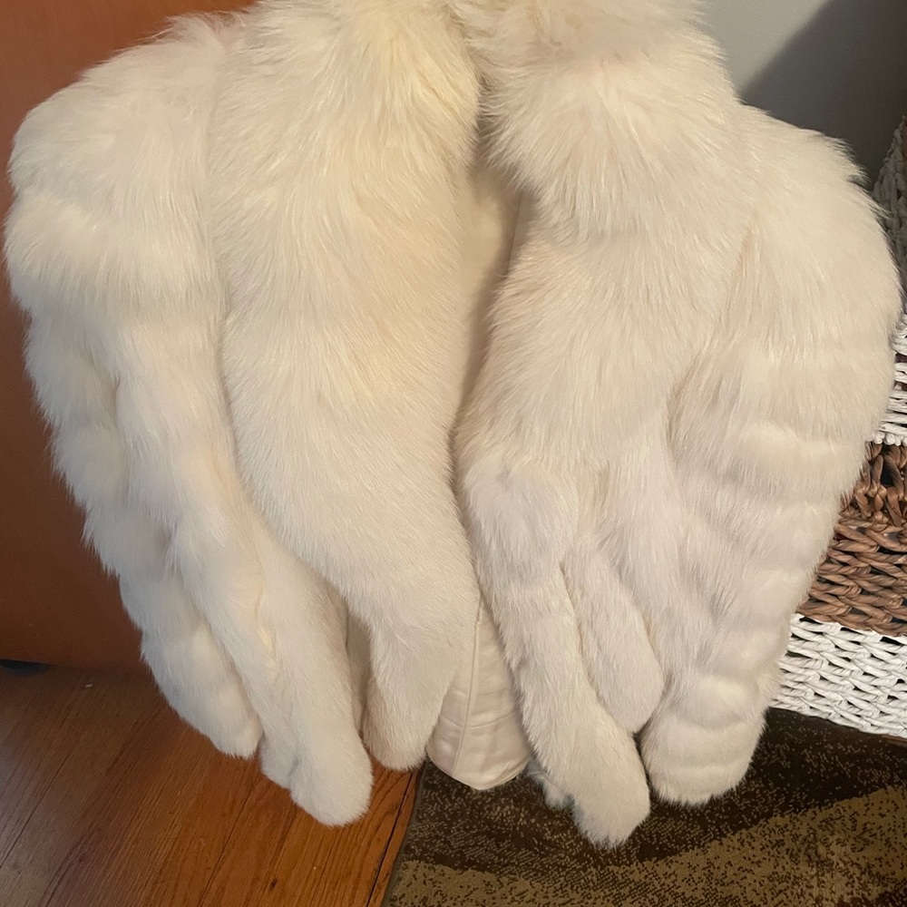 Woman’s fox jacket